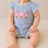 Flamingo Friends Romper