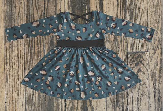 Cheetah Long Sleeve Dress