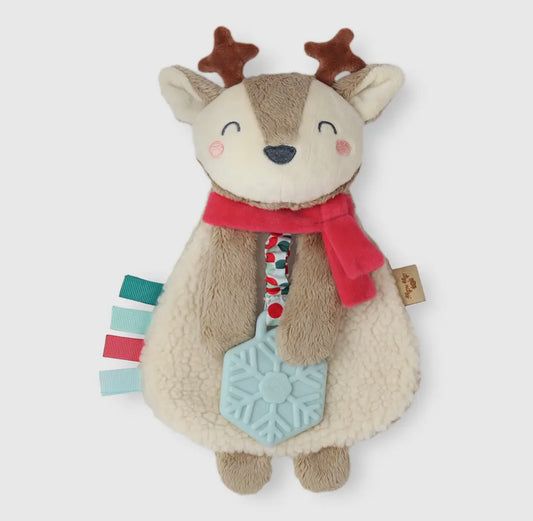 Itzy Ritzy Lovey Plush+Teether Toy - Reindeer