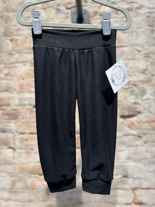 Solid Black Joggers