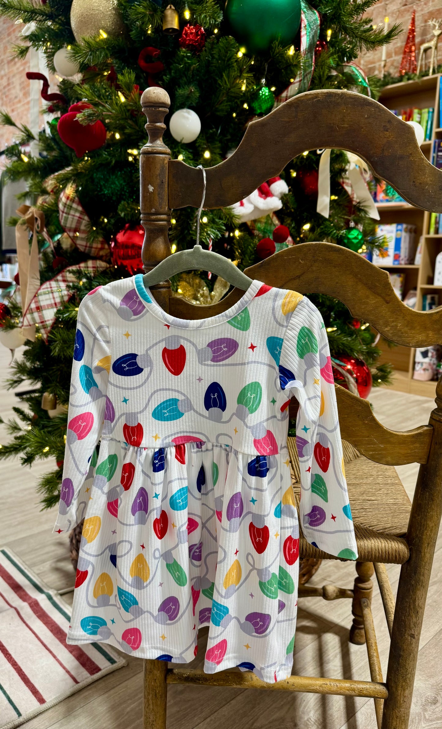 Colorful Lights Twirl Dress