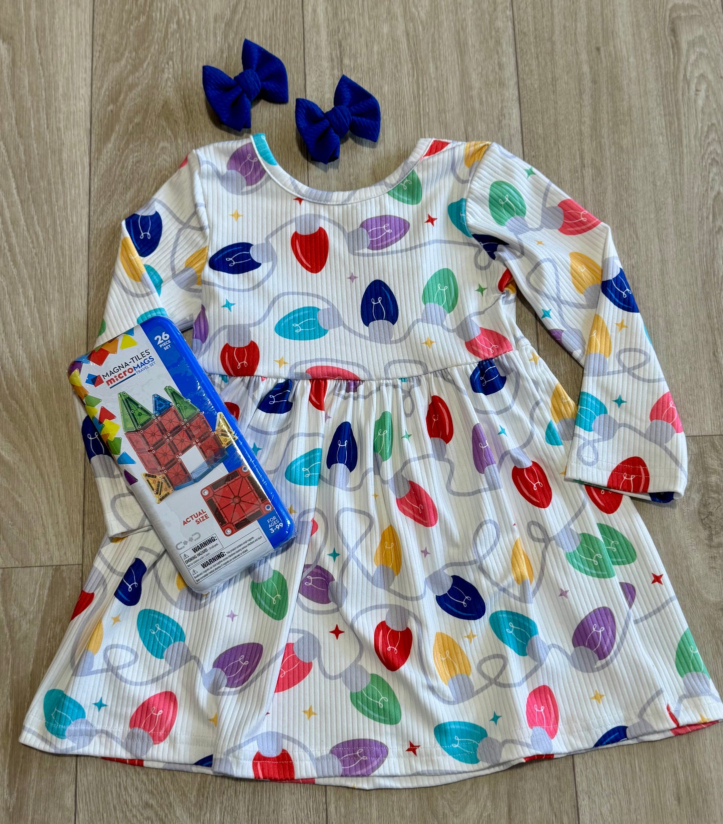 Colorful Lights Twirl Dress