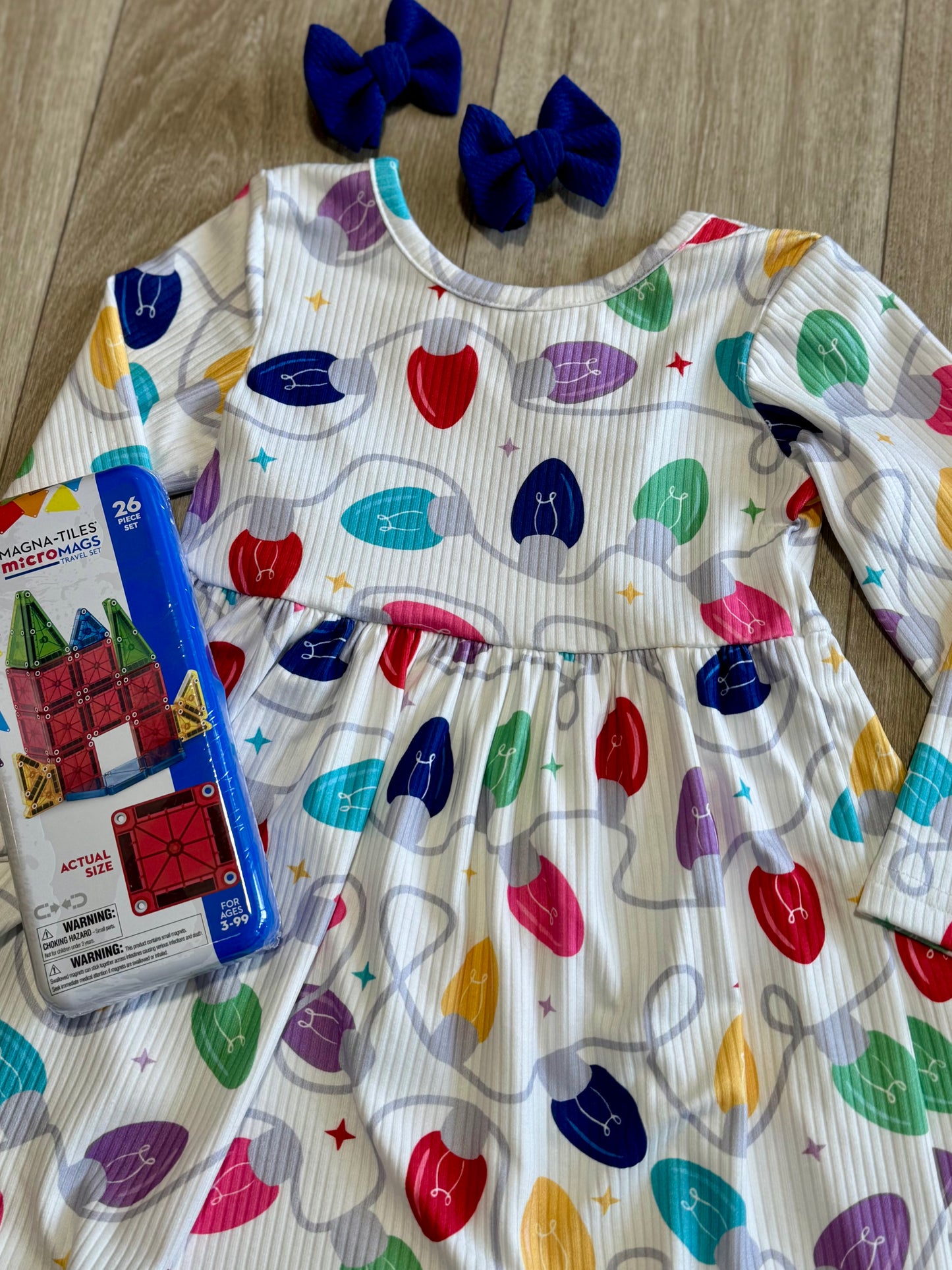 Colorful Lights Twirl Dress