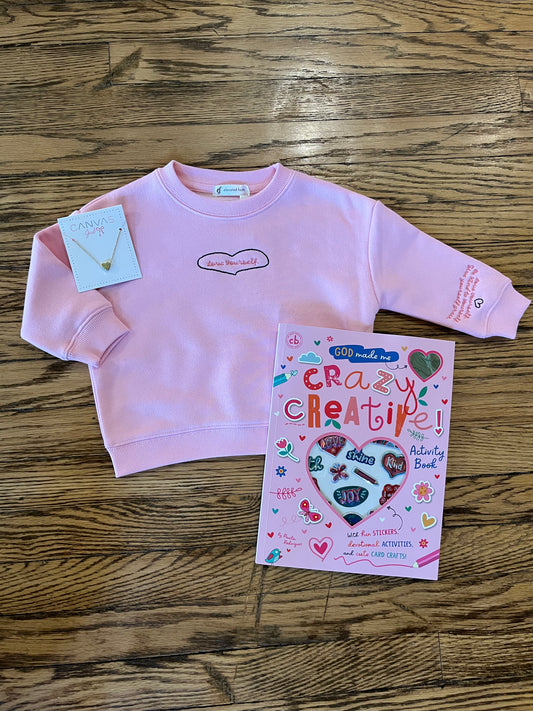 Love Yourself Embroidered Crewneck