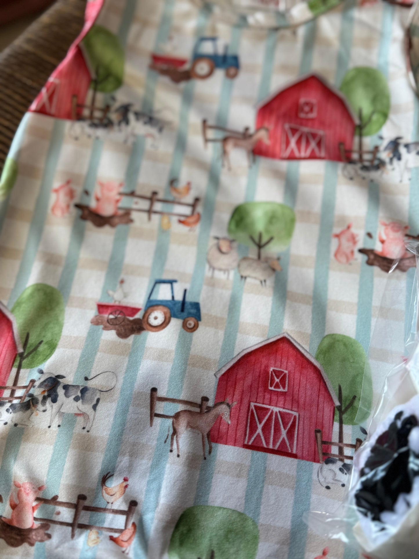 Farm Animals Shorty Romper