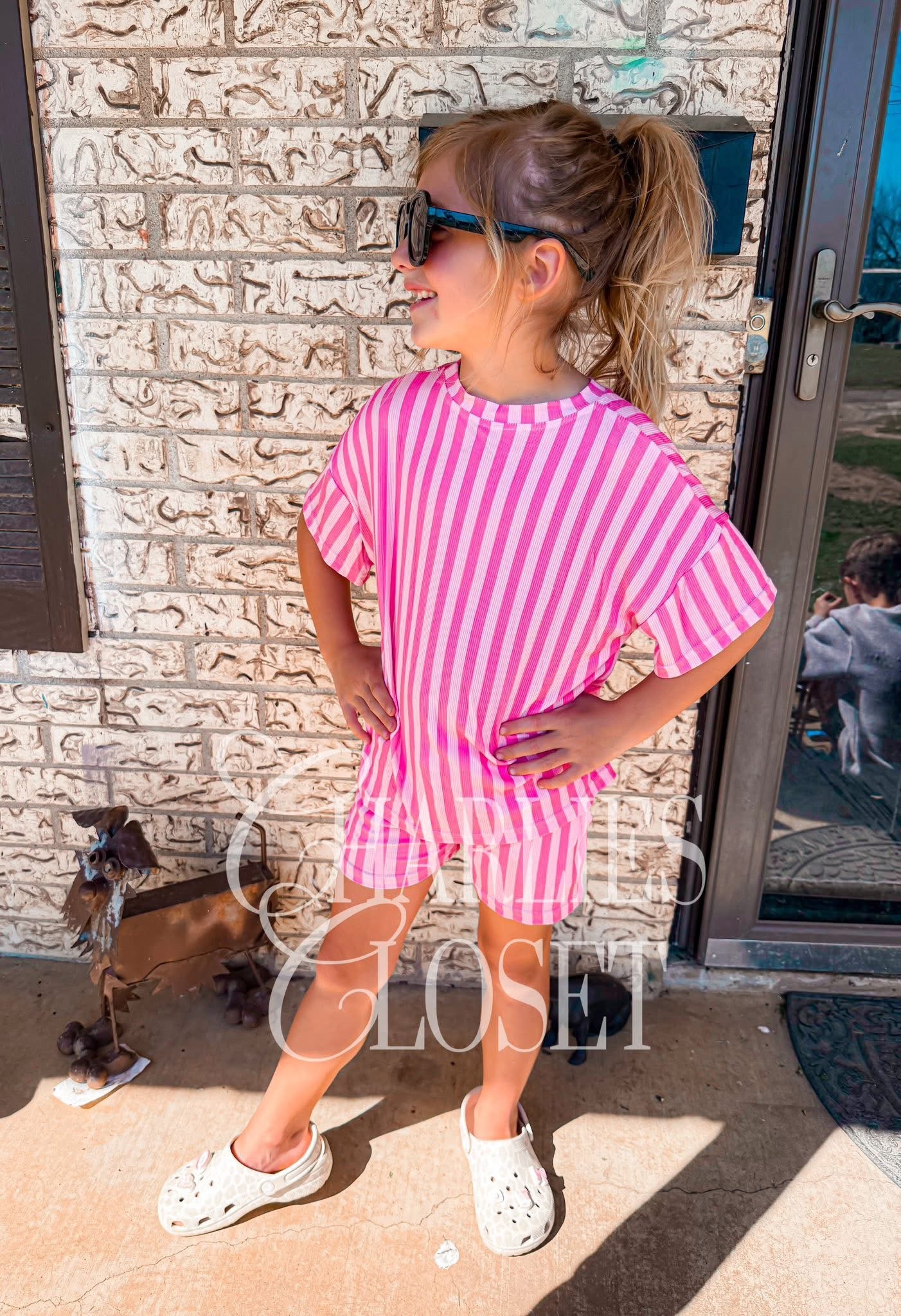 Play All Day Cotton Candy Stripe Set