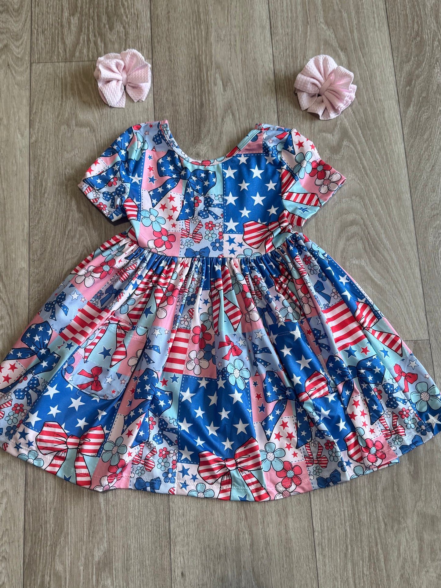 Yankee Doodle Darling Pocket Twirl Dress
