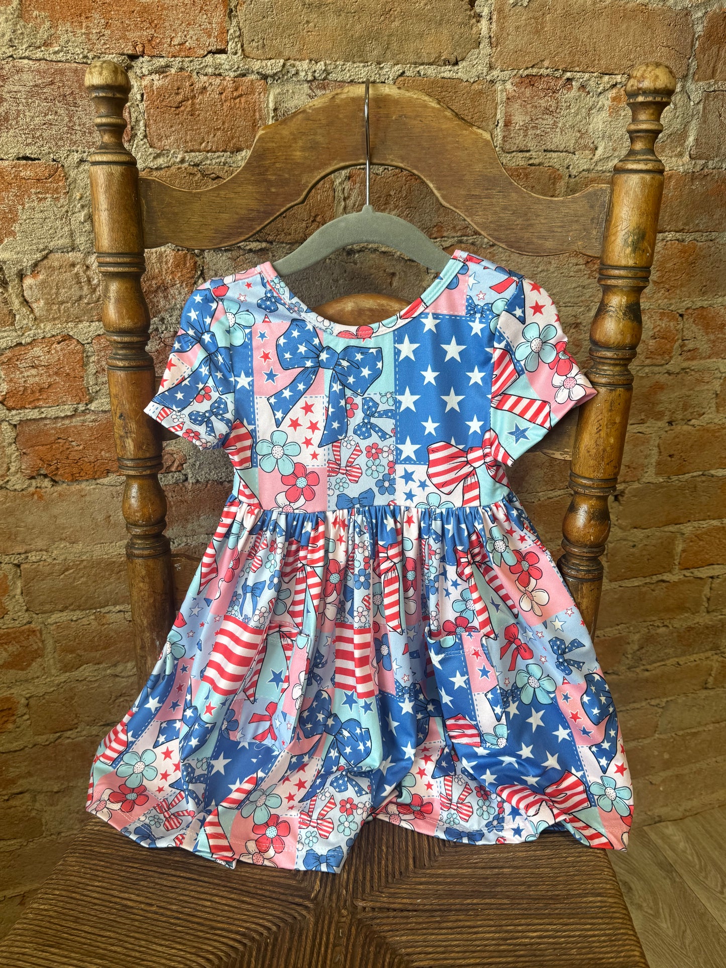 Yankee Doodle Darling Pocket Twirl Dress