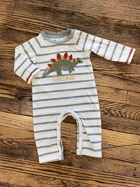 Dinosaur and Stripes Romper