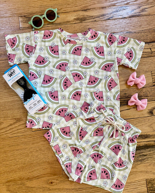 Sweet Melon Oversized Two Piece Set