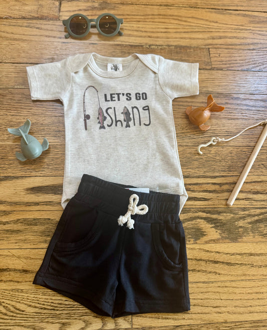 Let's Go Fishing Onesie