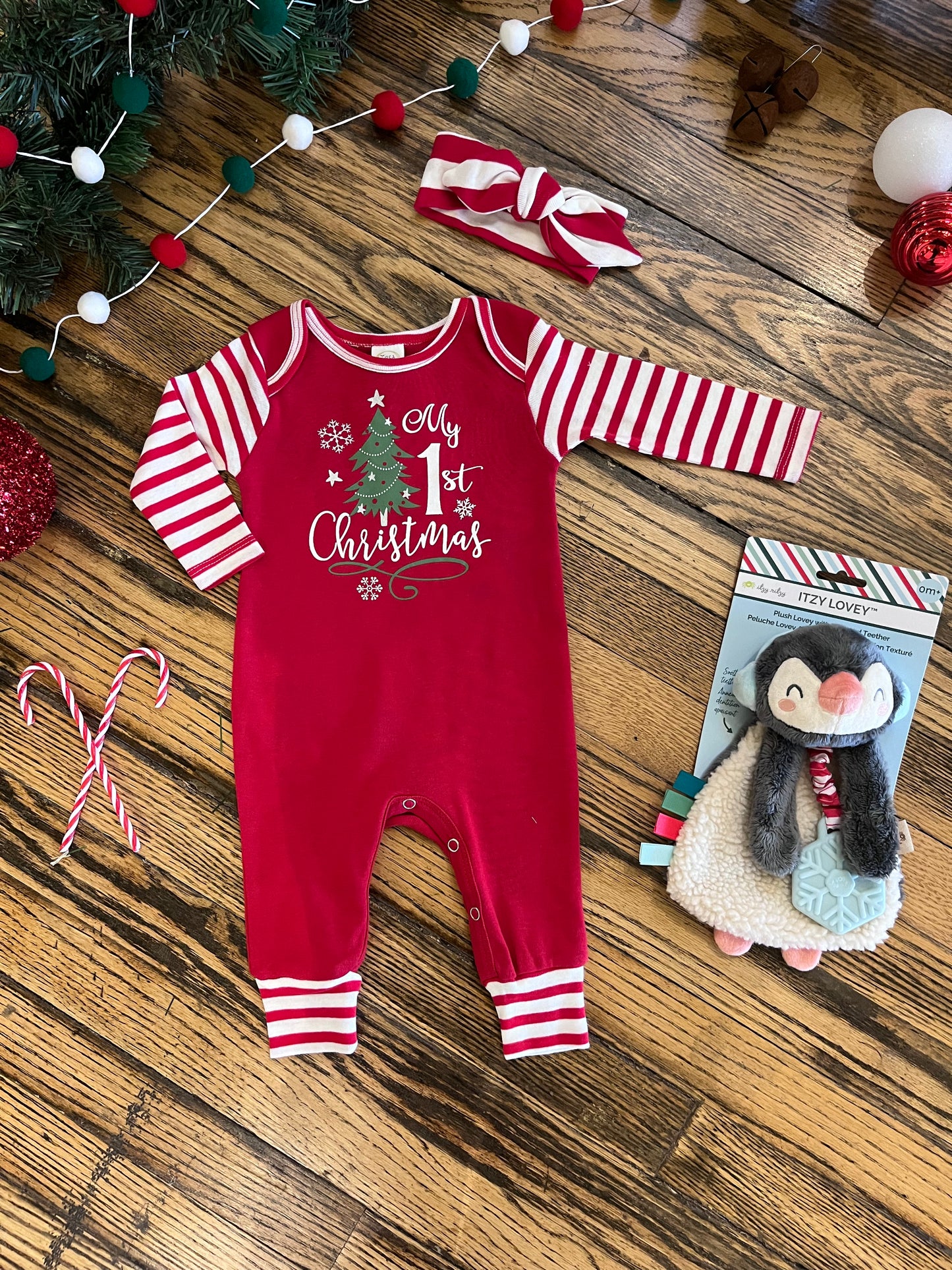 My 1st Christmas Romper