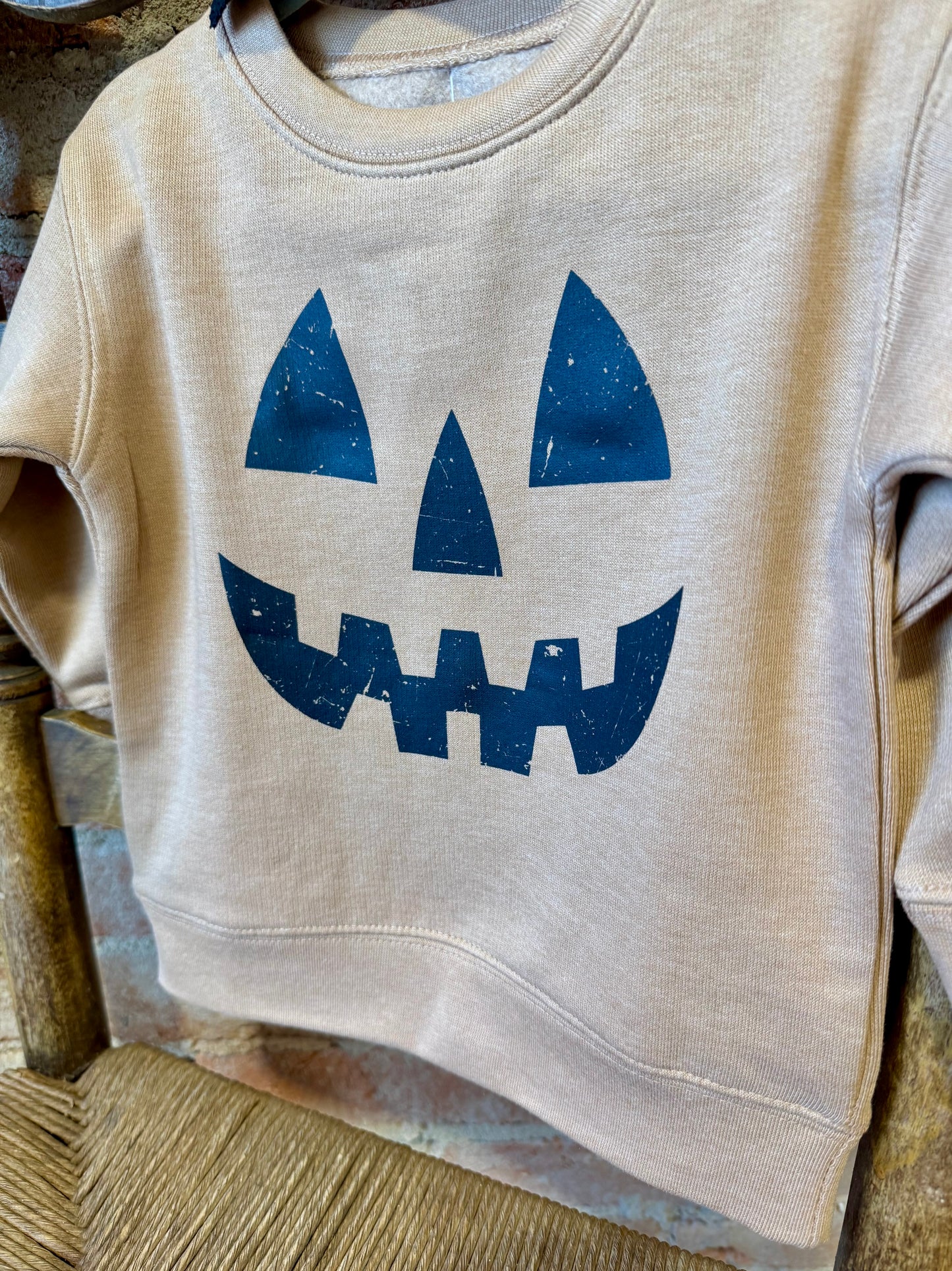 Jack O' Lantern Smiley Crewneck