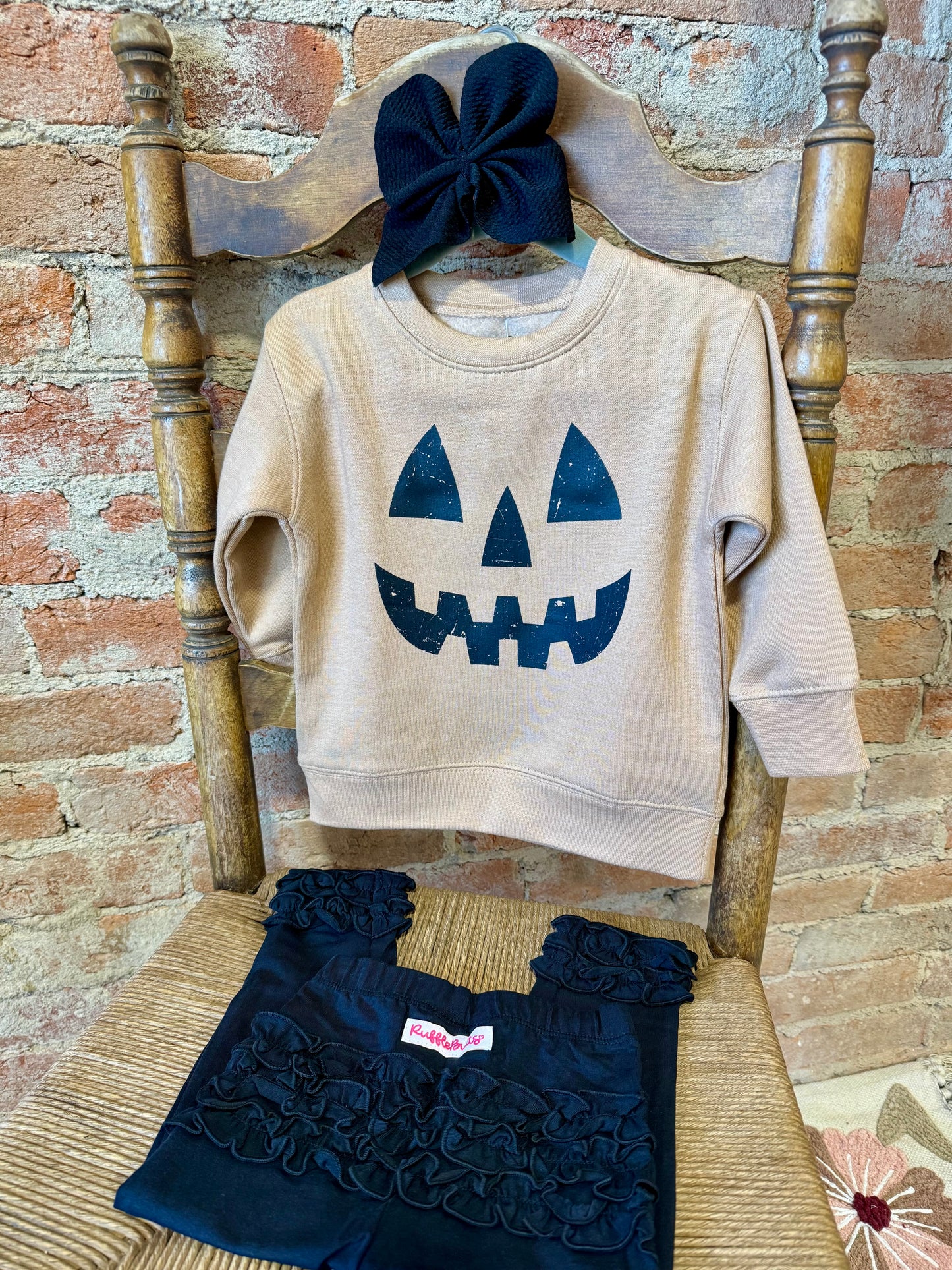 Jack O' Lantern Smiley Crewneck