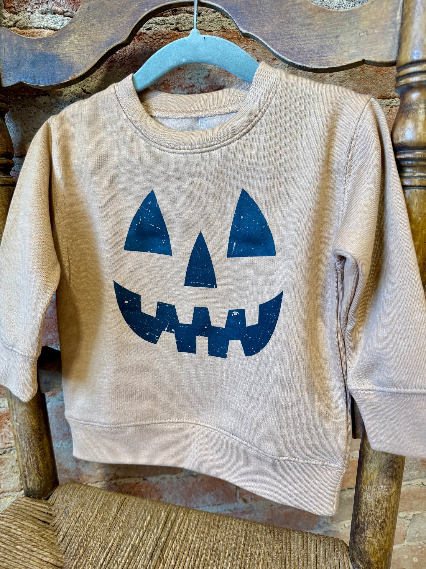 Jack O' Lantern Smiley Crewneck