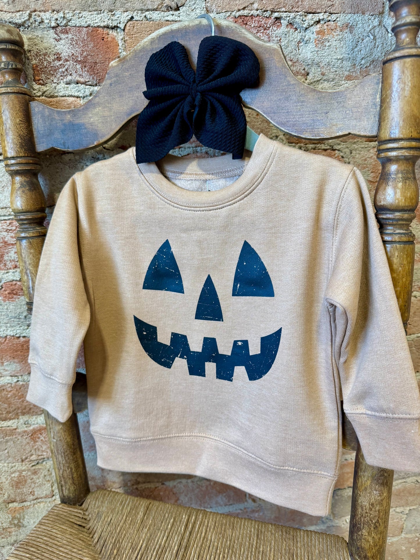 Jack O' Lantern Smiley Crewneck
