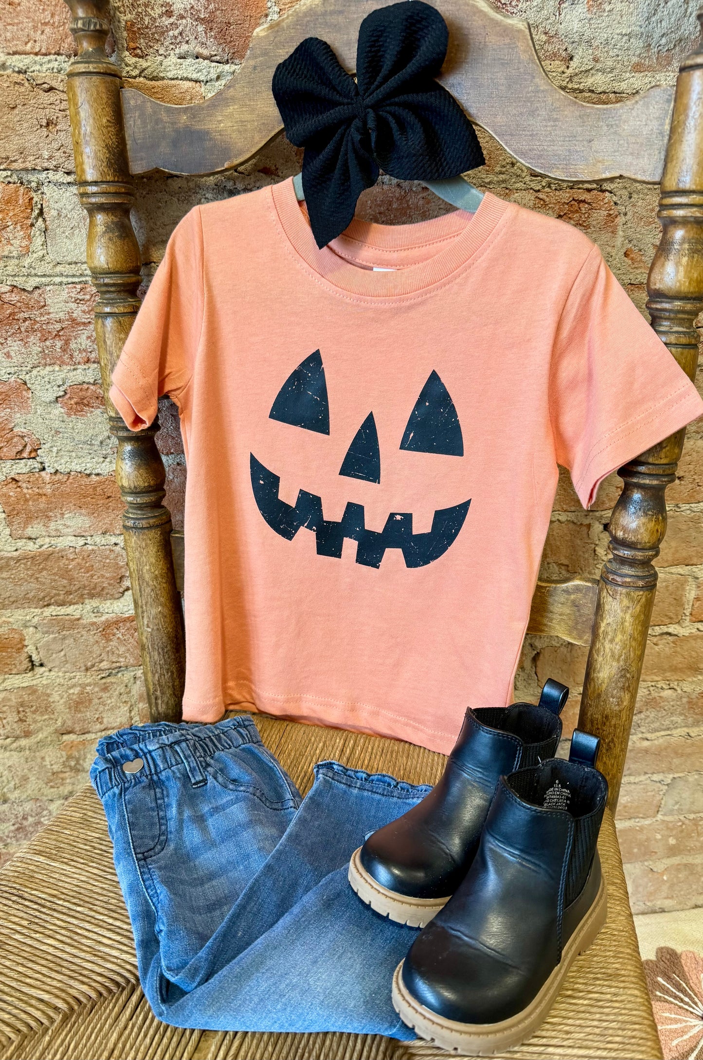 Jack O' Lantern Smiley Tee
