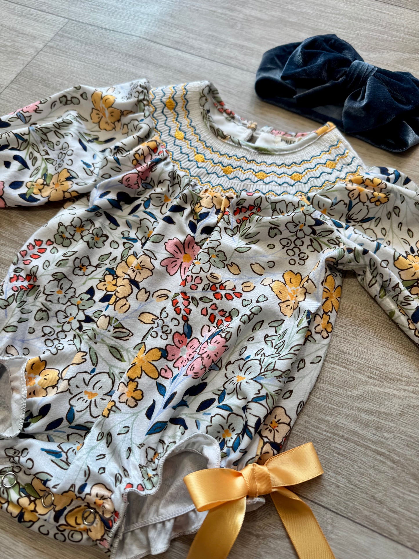 Marigold Smocked Romper