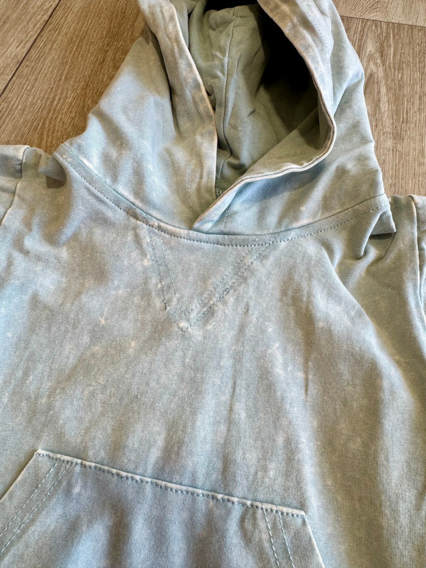 Slate Acid Hooded Tee