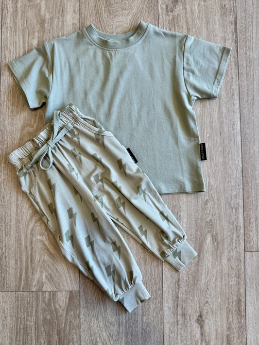 Soft Green Oversized Bamboo Tee