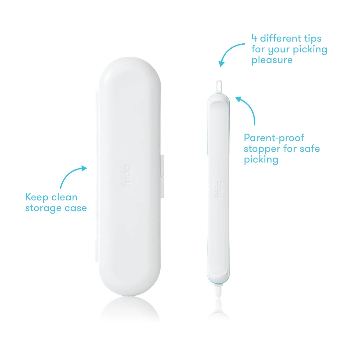 3-in-1, Nose, Nail + Ear Picker