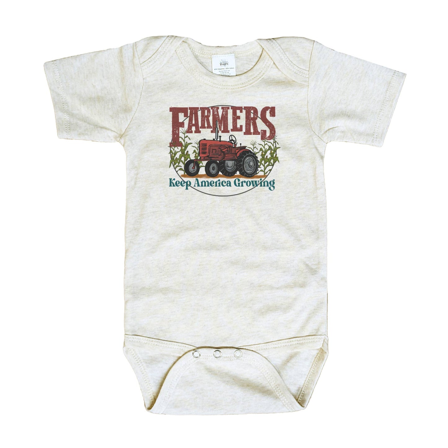 Red Farmers Keep America Growing Onesie