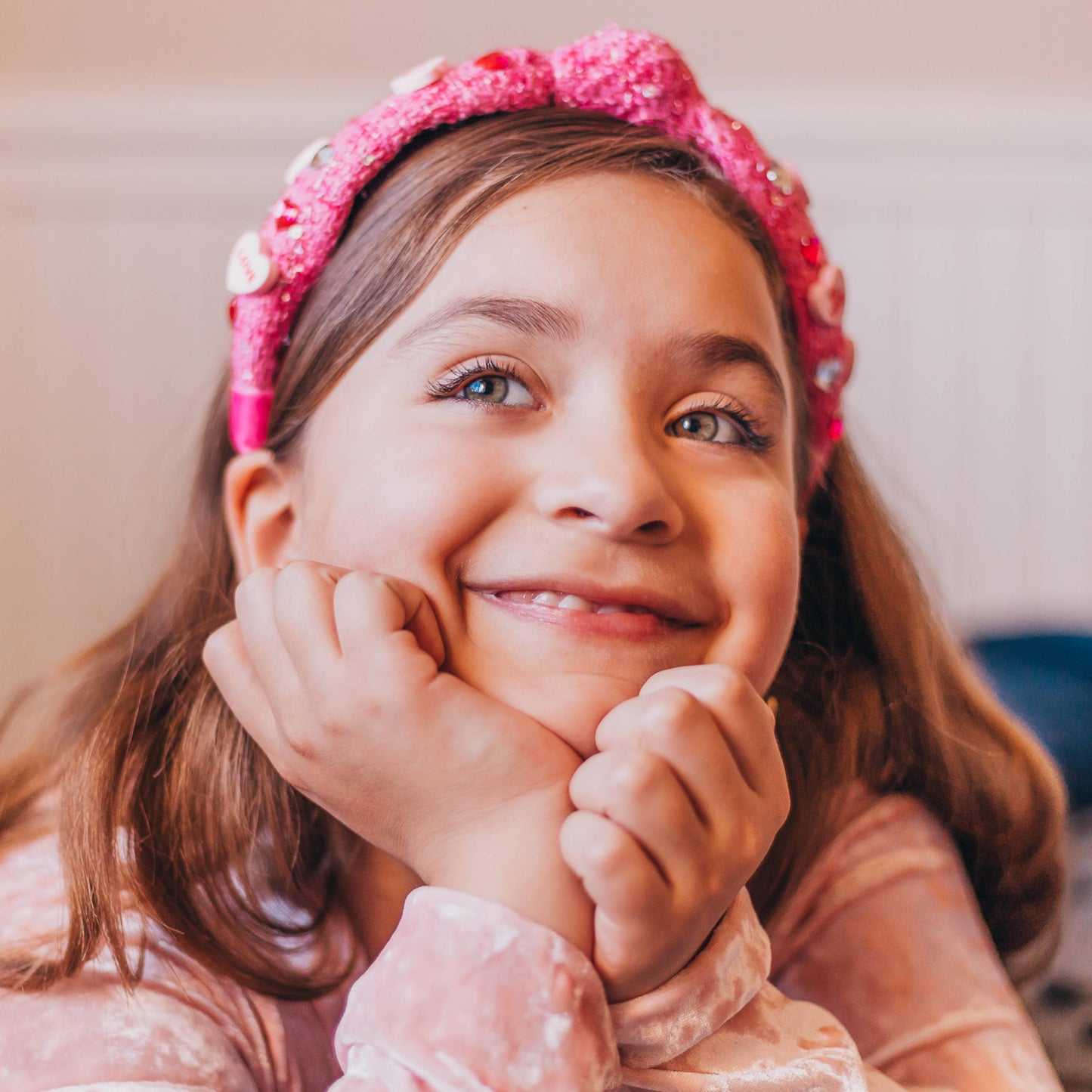 Valentine's Day Embellished Knot Headband