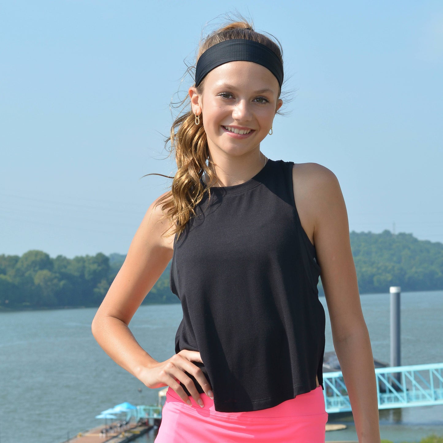 Adjustable No Slip Mesh Sport Headband