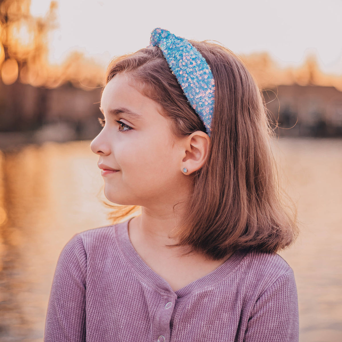 Sequin Knot Headband