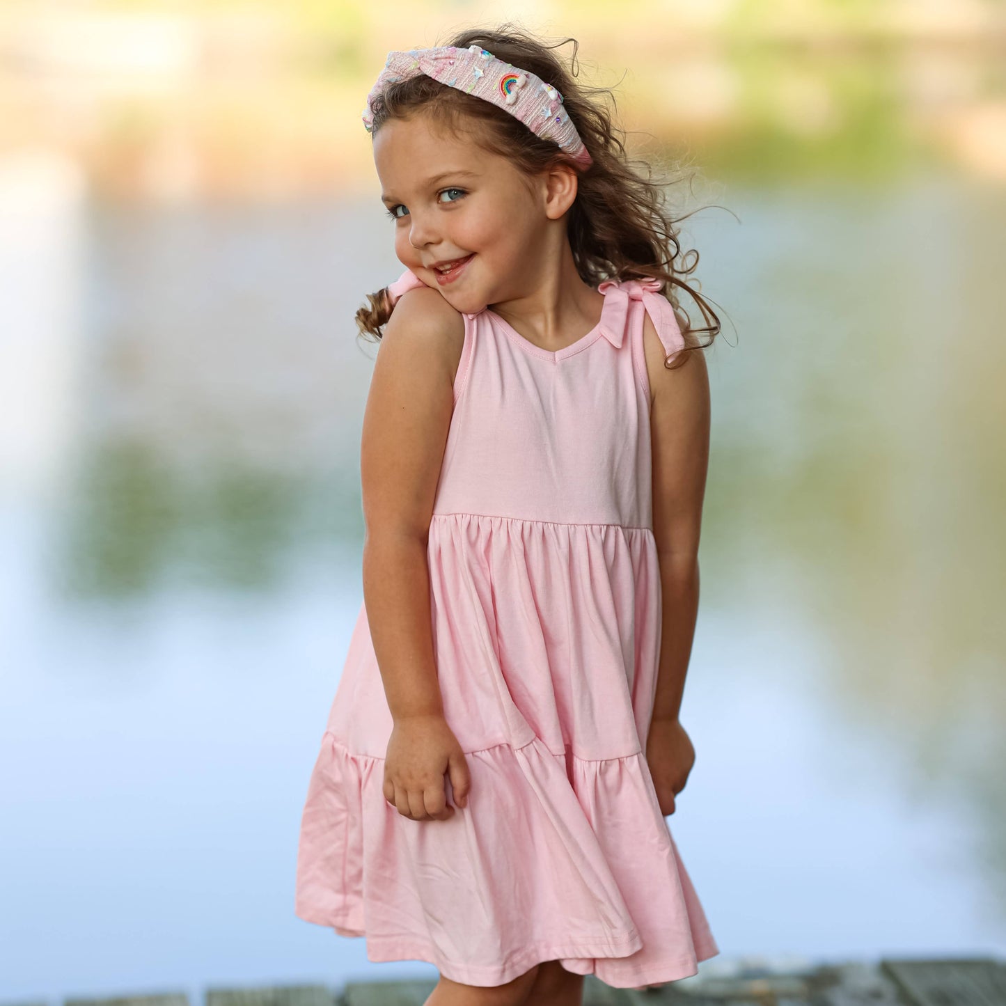 Unicorn Rainbow Knotted Headband