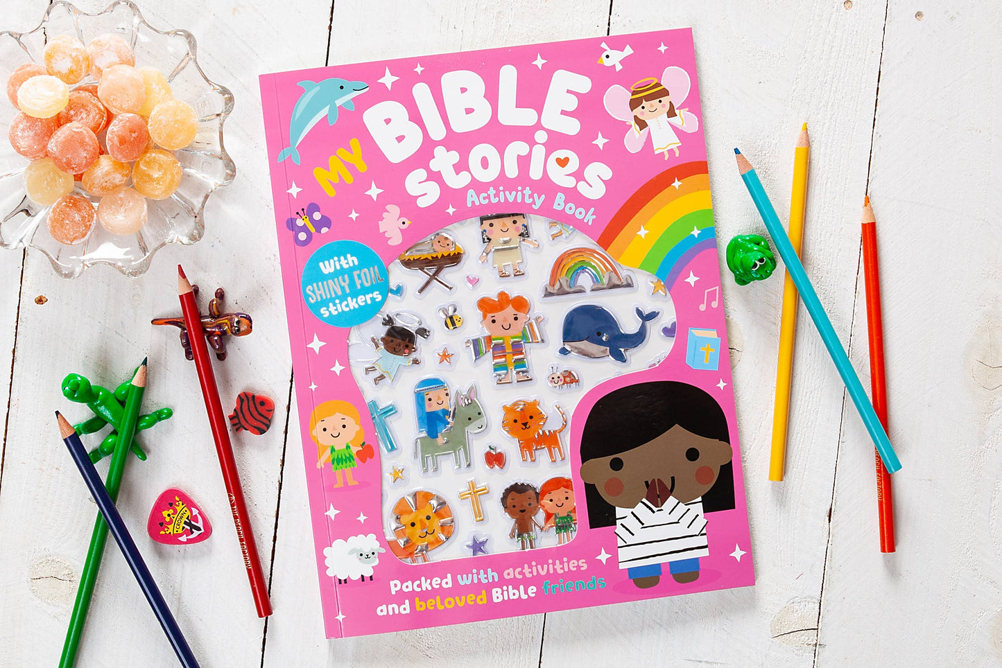 My Bible Stories Activity Book - Pink