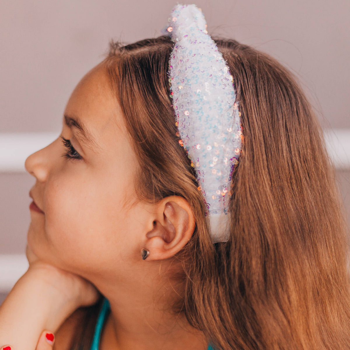 Sequin Knot Headband