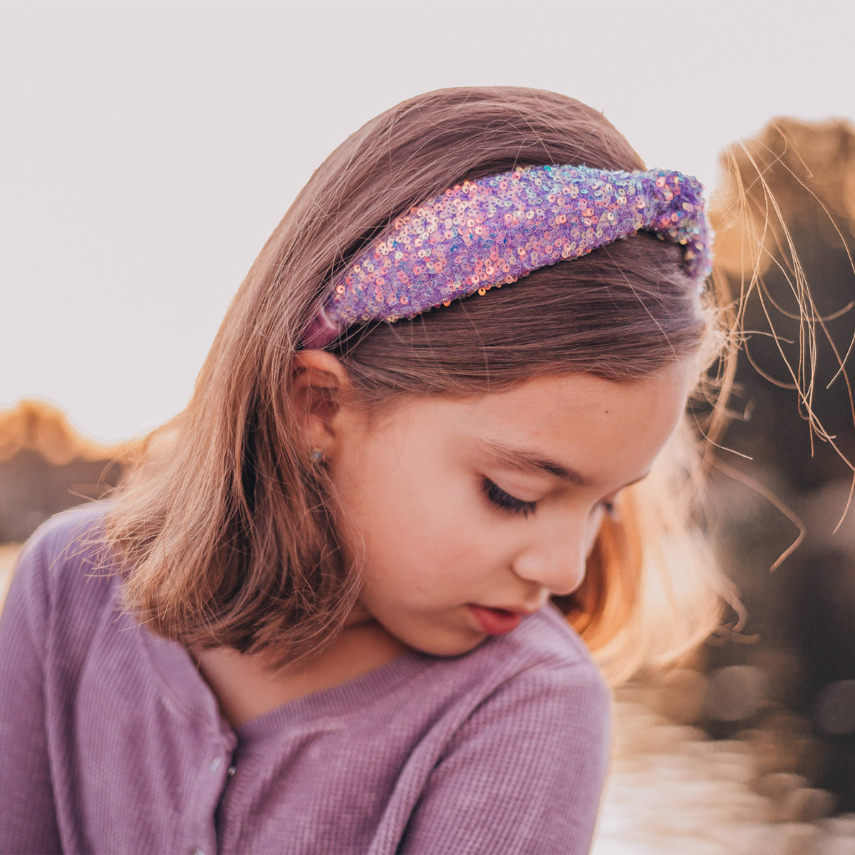 Sequin Knot Headband