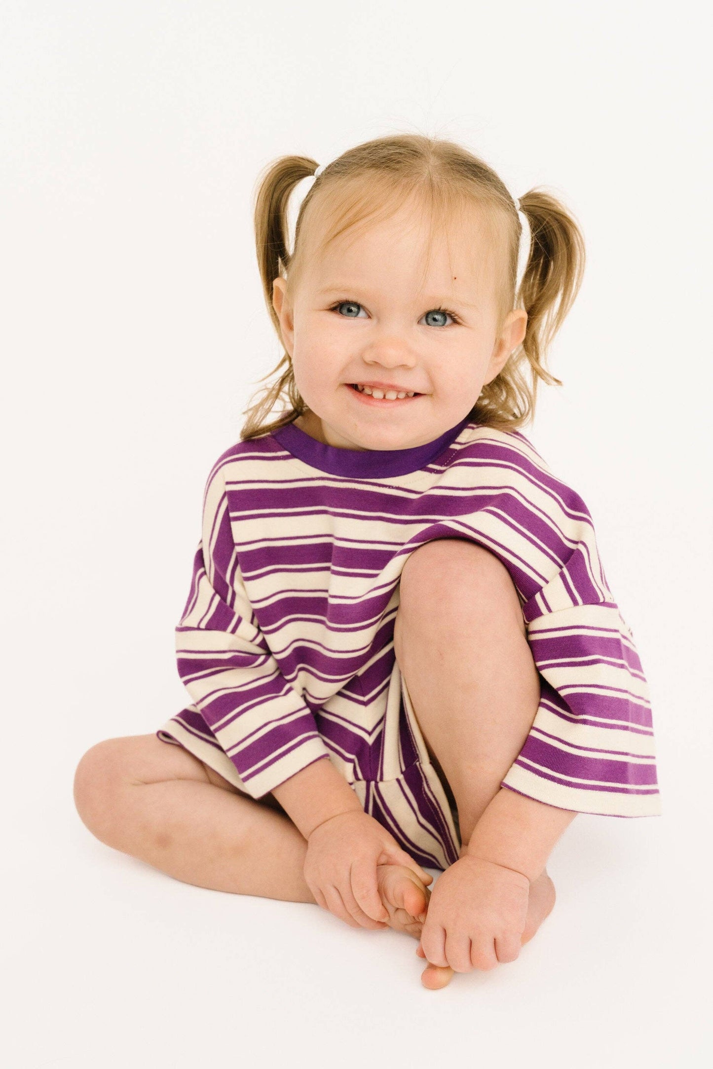 Plum Stripe Slouchy Set