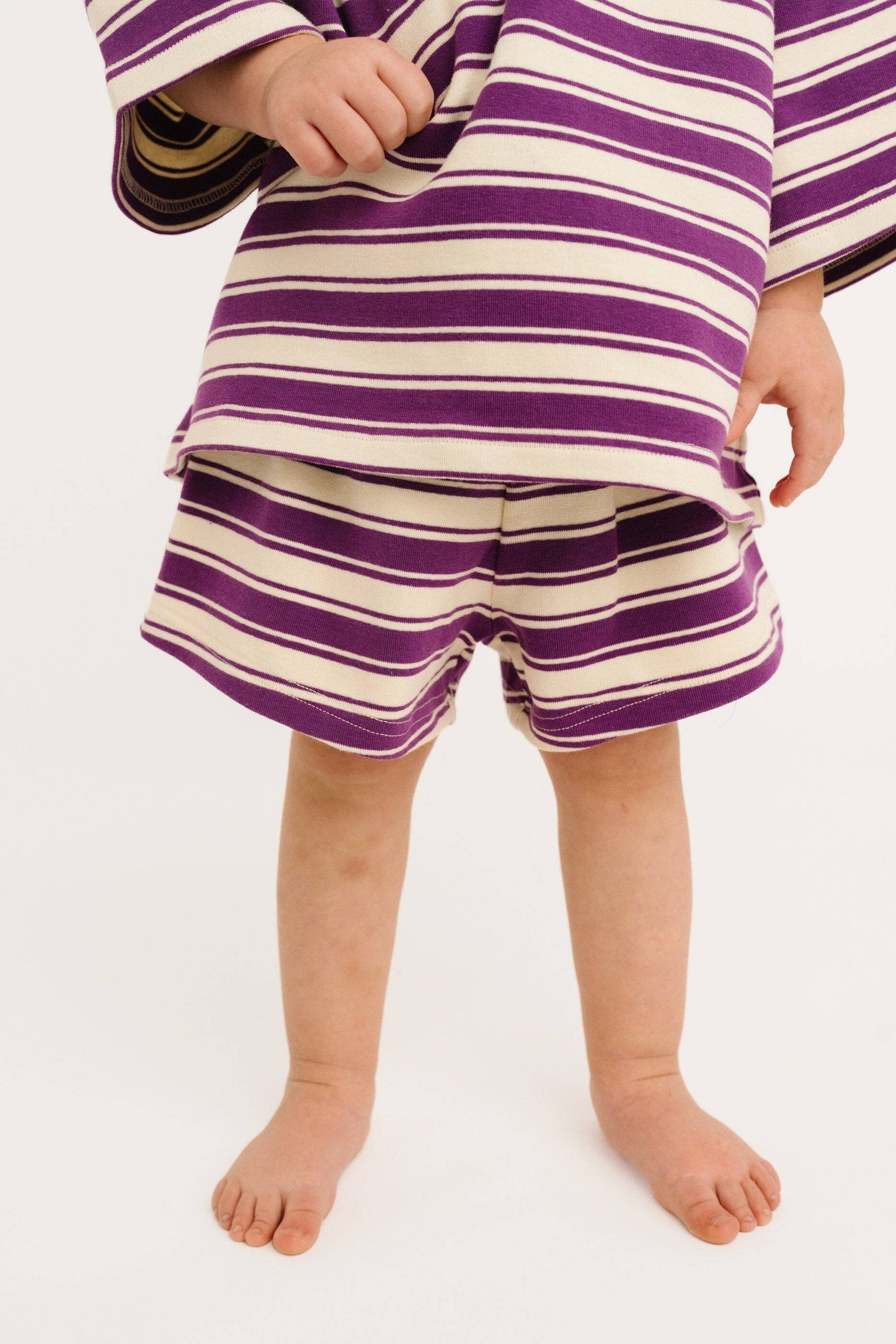 Plum Stripe Slouchy Set