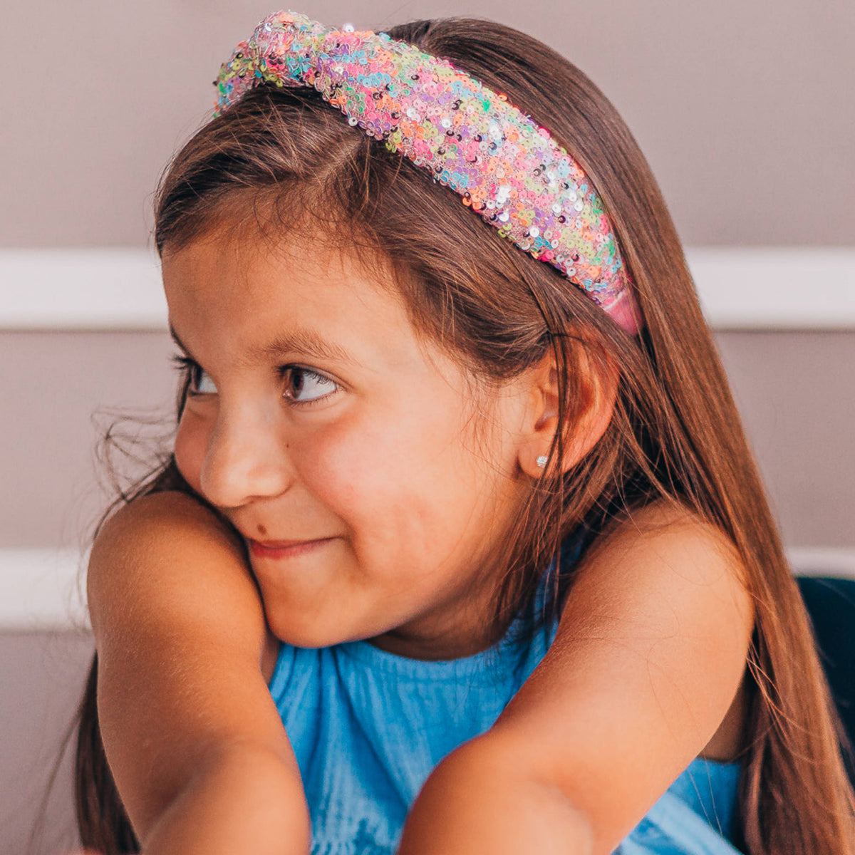 Sequin Knot Headband