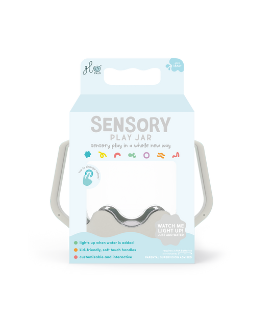 Glo Pals Sensory Play Jar - Cloud Grey