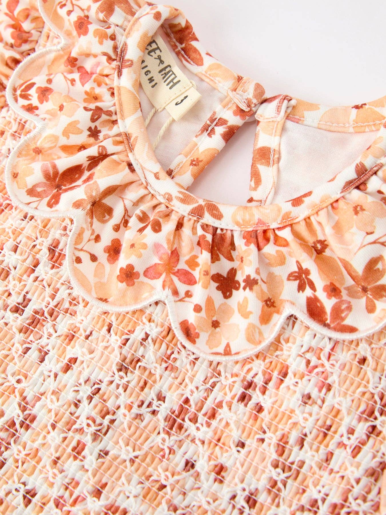 Autumn Bloom Smocked Dress