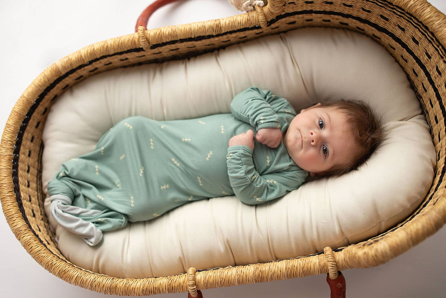 Arrow Print Knotted Baby Gown