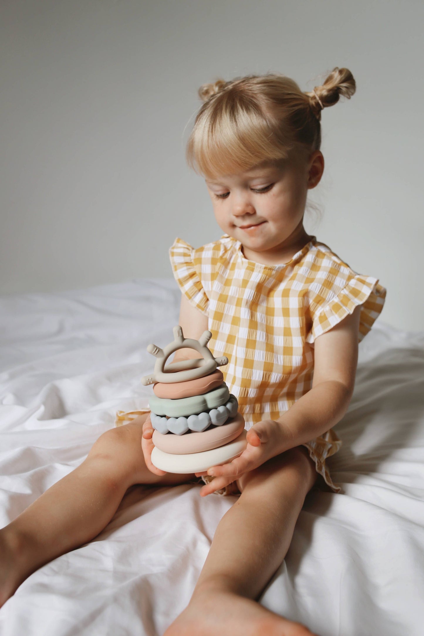 Classic Silicone Stacking Teething Toy 