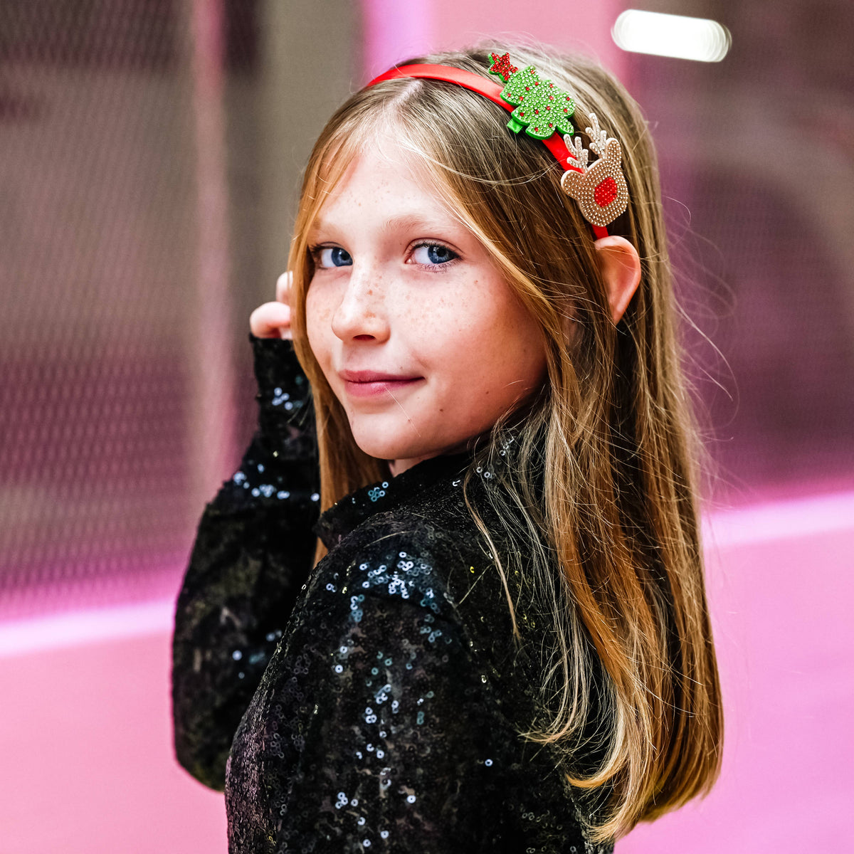Christmas Charm Headband with Interchangeable Clips