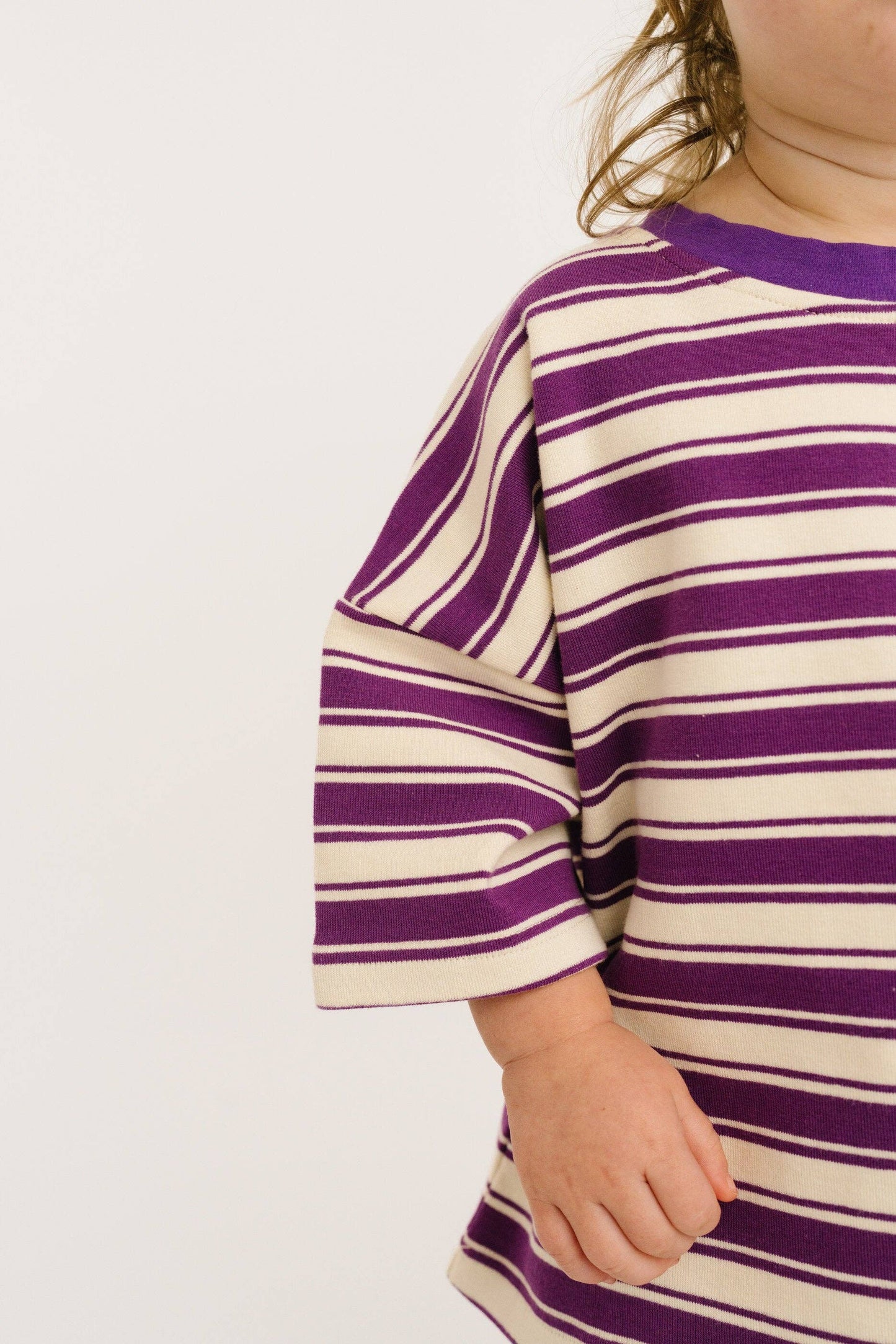 Plum Stripe Slouchy Set