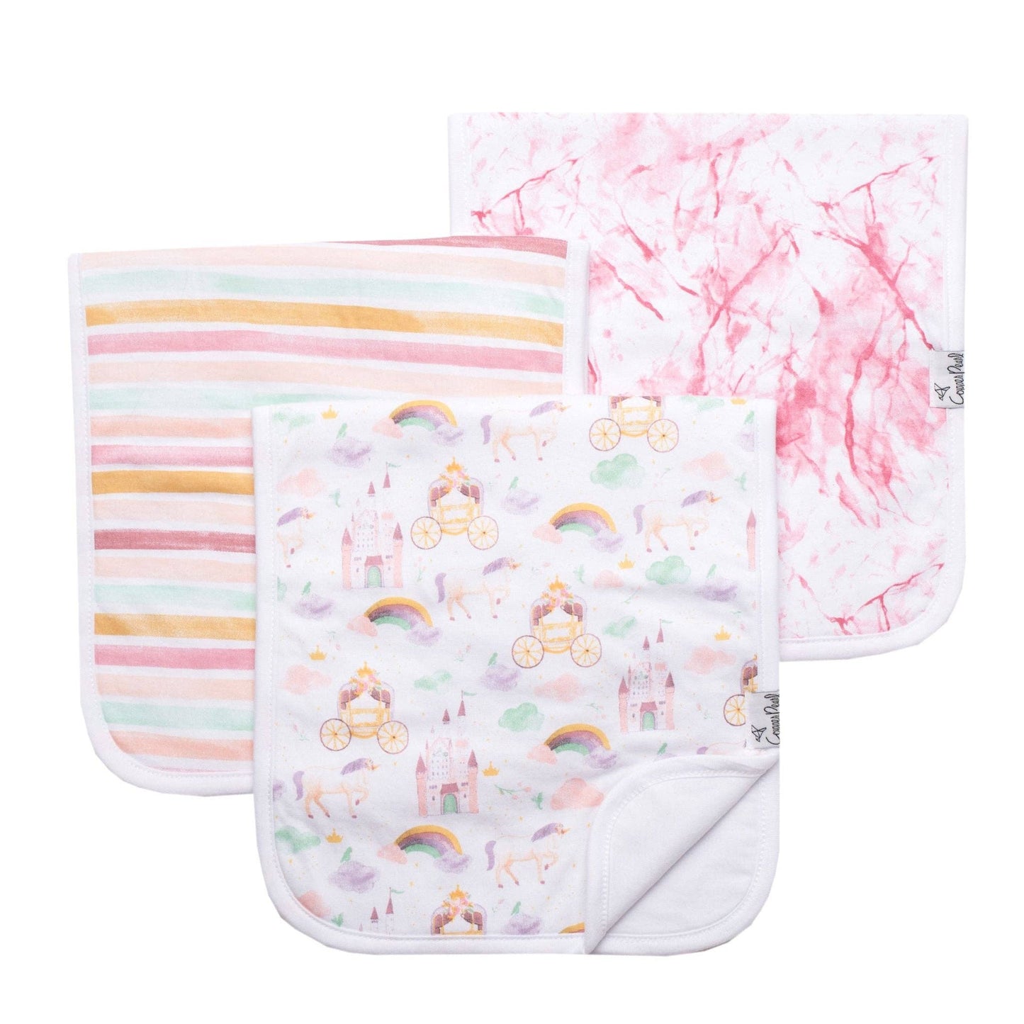 Enchanted Premium Burp Cloths - 3 Pack