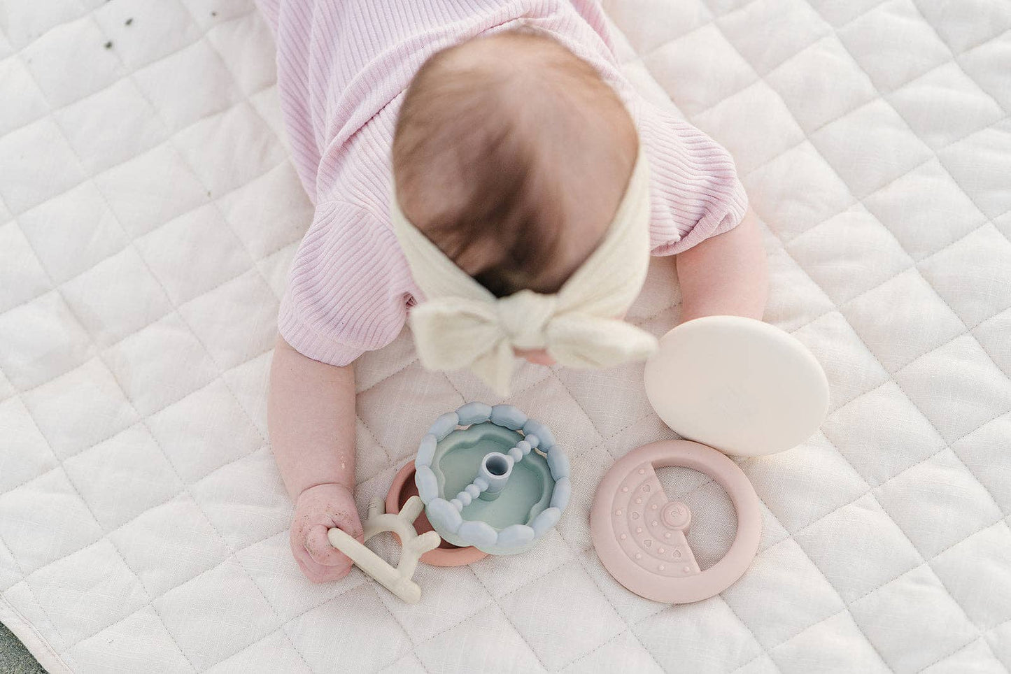 Classic Silicone Stacking Teething Toy 