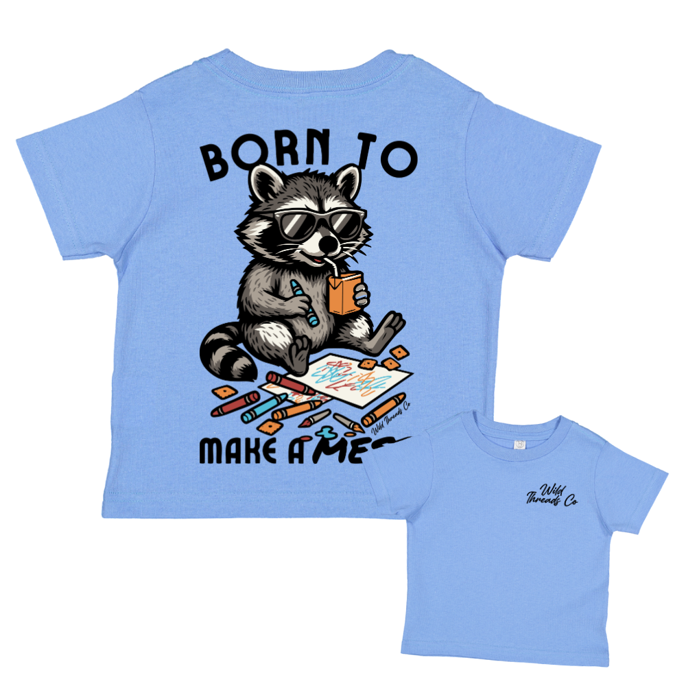 Born To Make A Mess Tee-Carolina