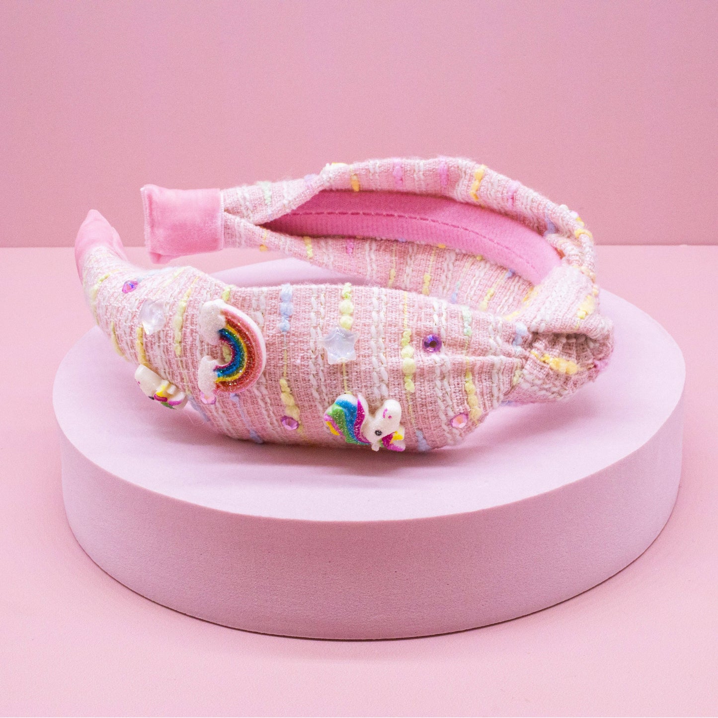 Unicorn Rainbow Knotted Headband