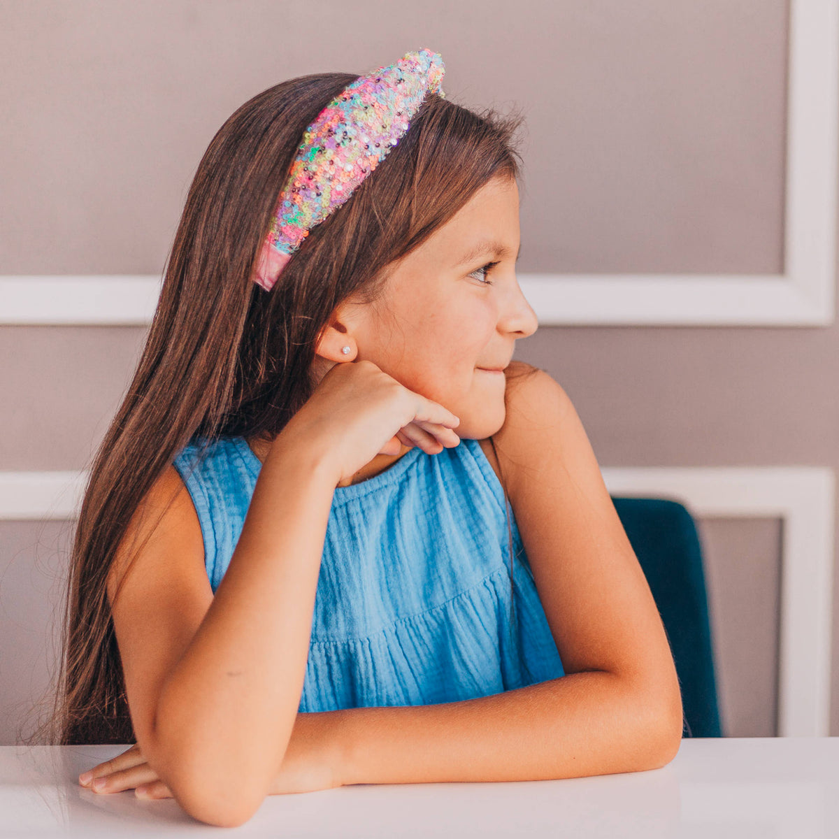 Sequin Knot Headband
