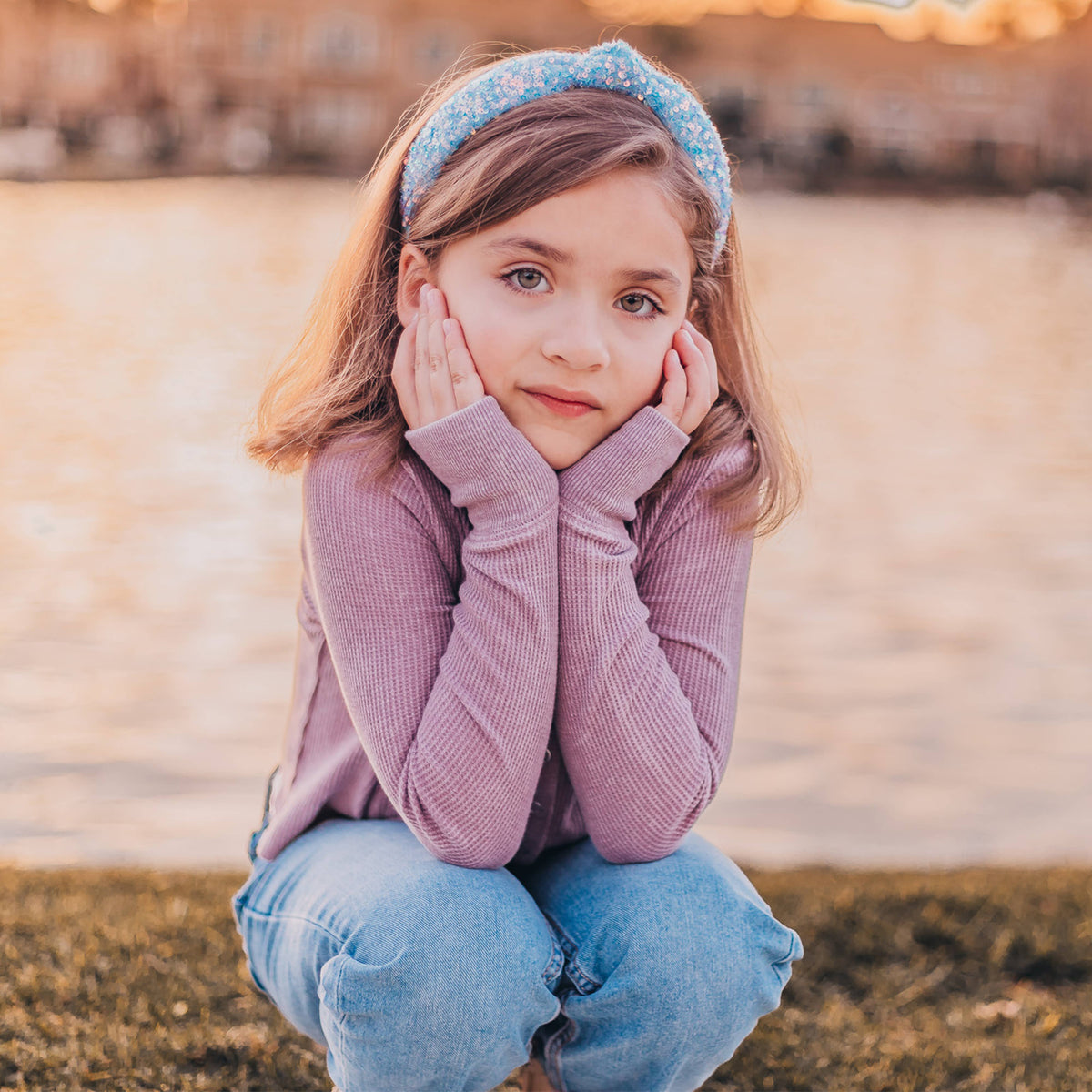 Sequin Knot Headband