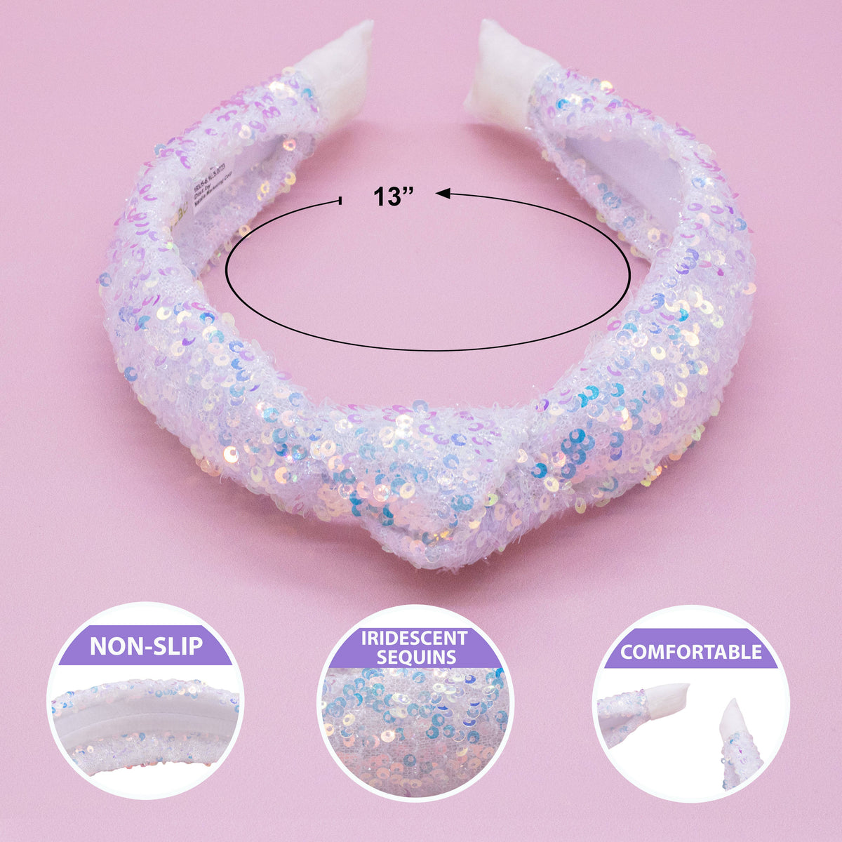 Sequin Knot Headband