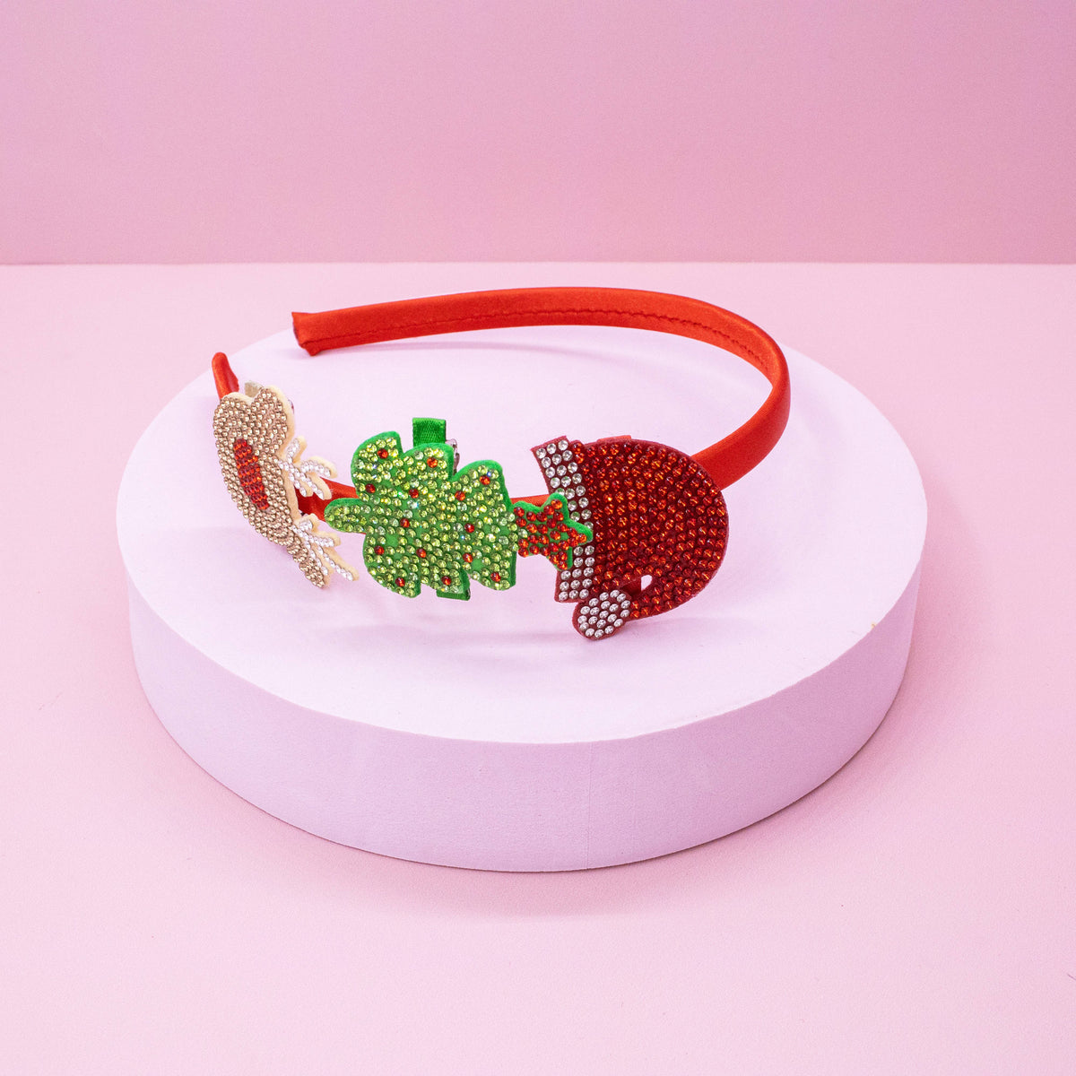 Christmas Charm Headband with Interchangeable Clips
